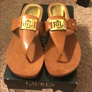 BRAND NEW Ralph Lauren flip flops/sandals